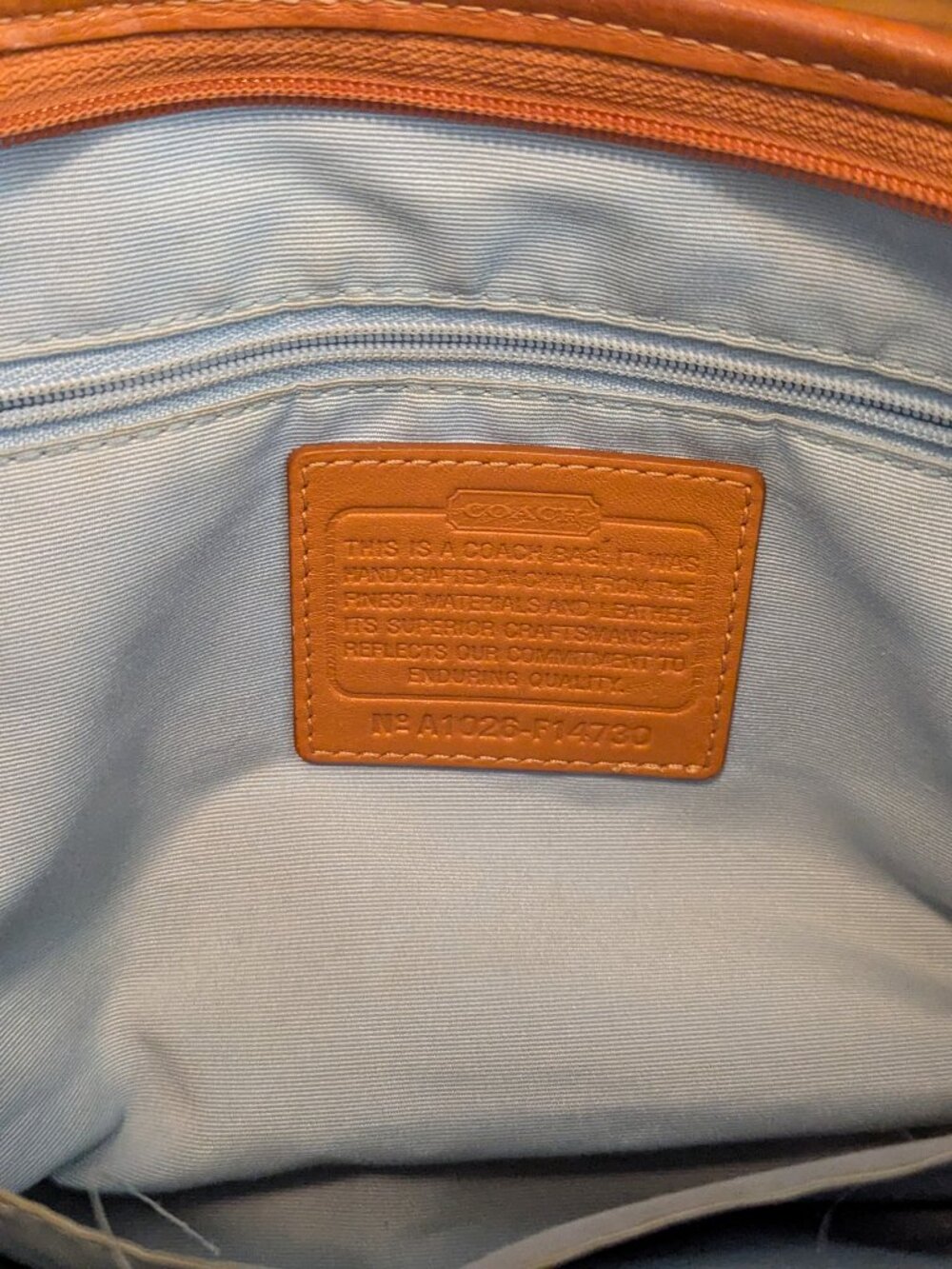Coach Polka Dot Leah Small Tote - Picture 12 of 13